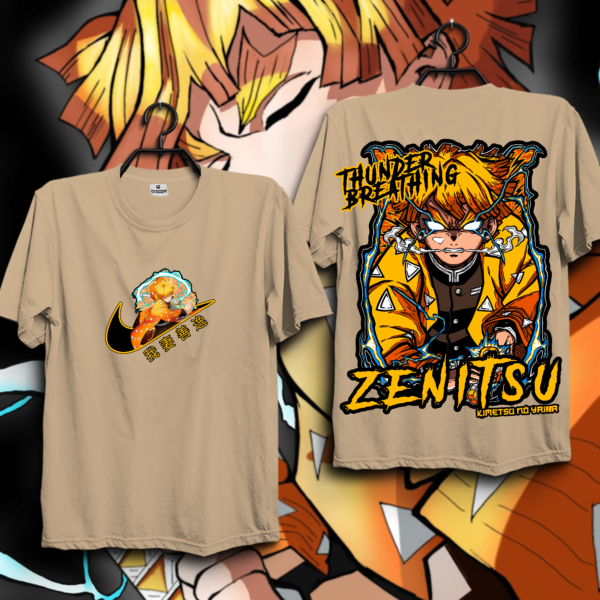 T-shirt Demon Slayer Zenitsu Oversized
