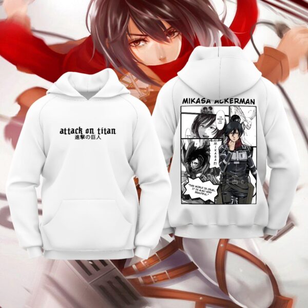 Hoodie Mikasa (Attack On Titan)