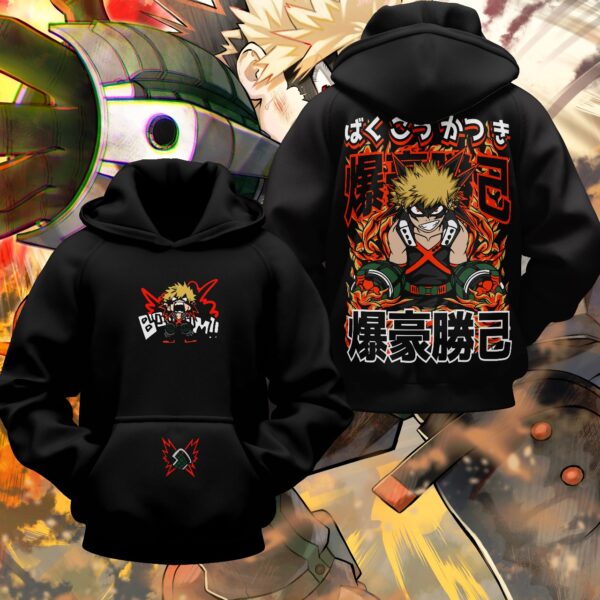 Hoodie Oversize Bakugo