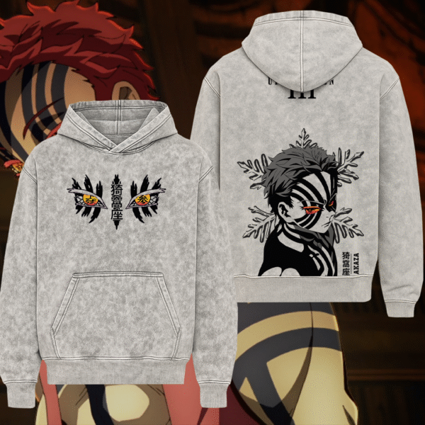 Acid Wash Hoodie Akaza